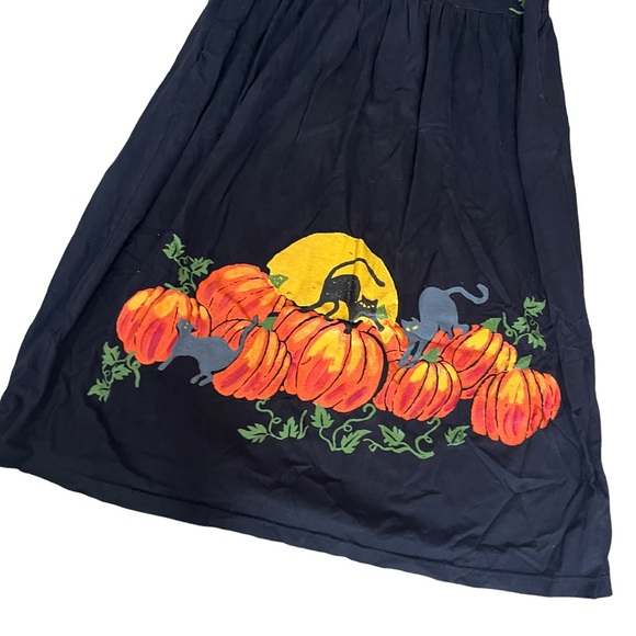 Vintage l.a areas pumpkin Halloween dress - Picture 2 of 11